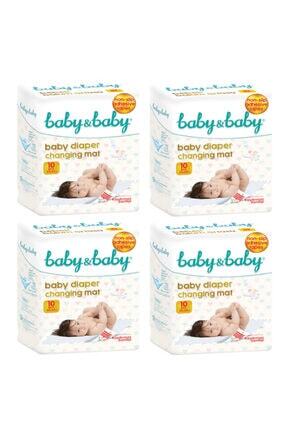 Baby & Baby Kaydırmaz Bantlı Bebek Bakım Örtüsü 10'lu 4 Paket Image 0