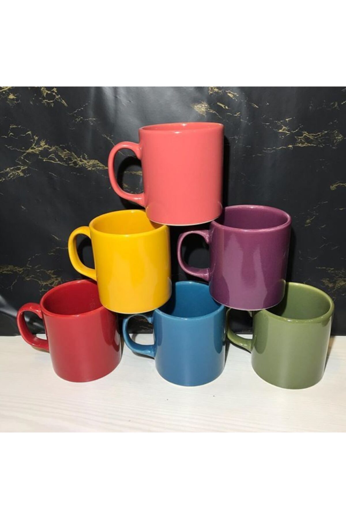 keramika renkli kupa bardagi 1 adet fiyati yorumlari trendyol