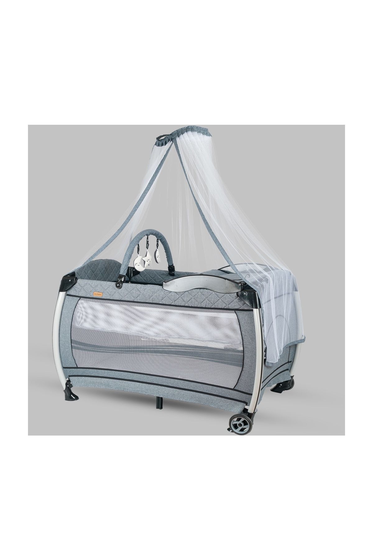 baby home 610 weenle tullu 70x110 bebek oyun parki yatak park besik fiyati yorumlari trendyol