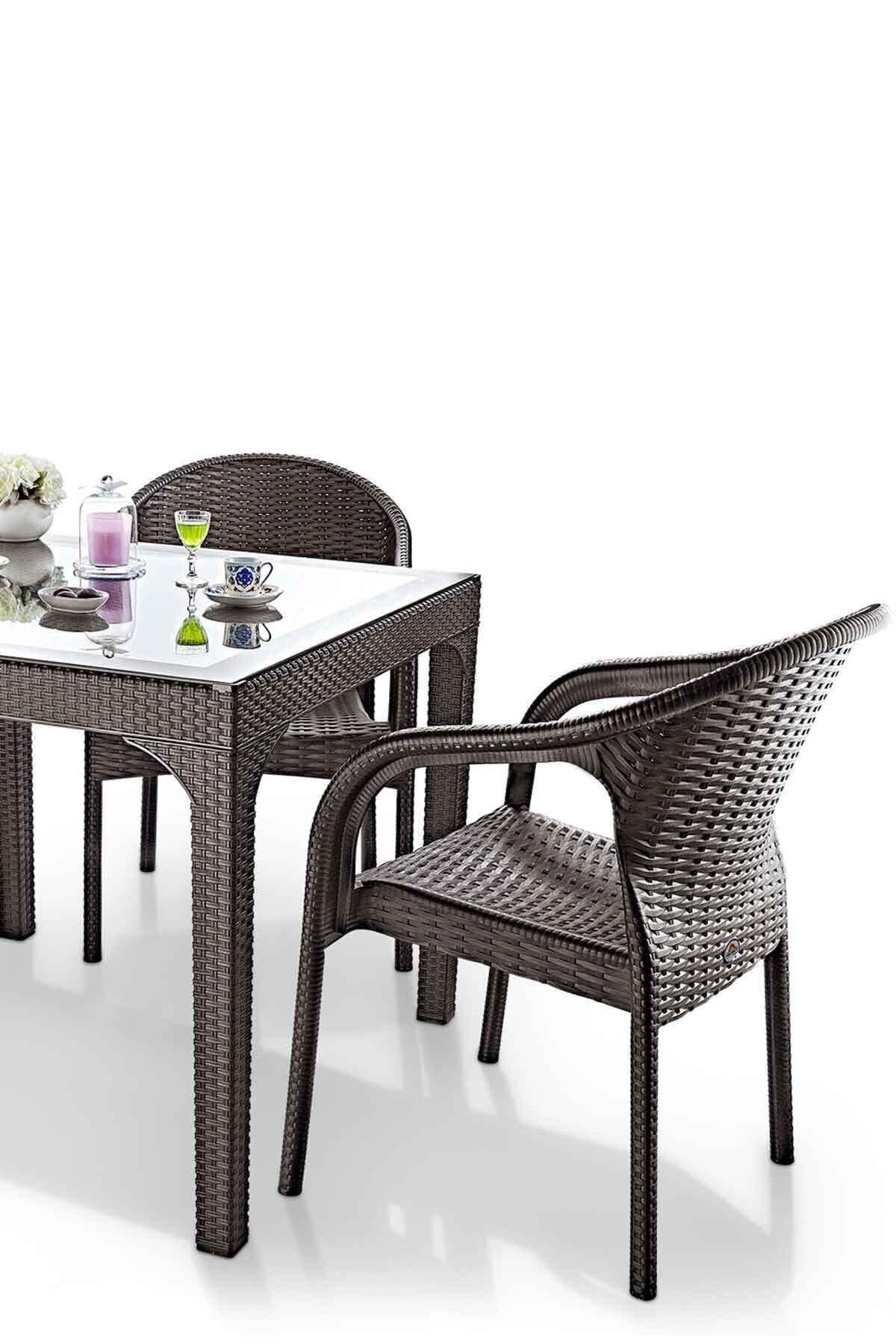 holiday hm730 rattan camli 90x150 masa 6 adet hk725 ege koltuk fiyati yorumlari trendyol