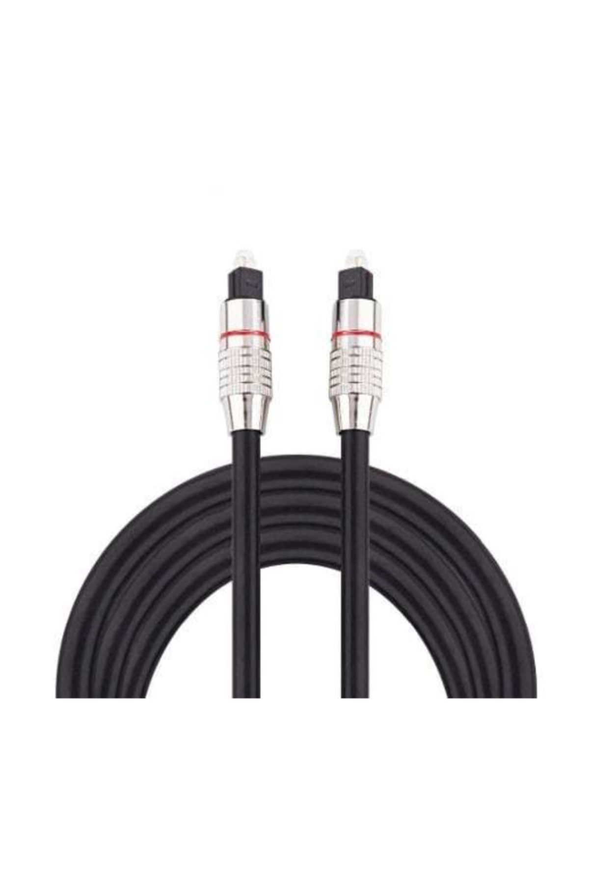 AldımGeldi Fiber Optik Altın Uçlu Kablo Dijital Müzik Ses Kablosu 2 m