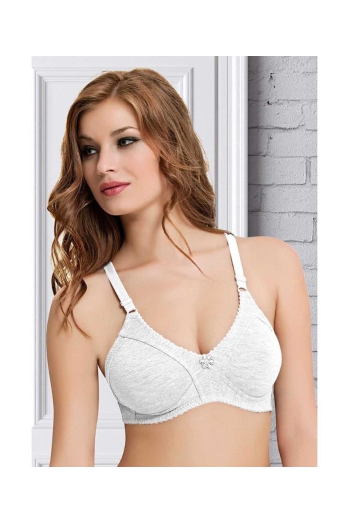 Nbb Pack of 2 351 Minimizer Combed Cotton Recovery Bra - Trendyol