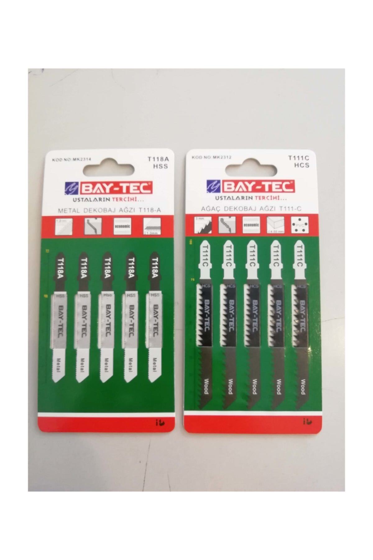 WELLY Dekupaj Testere Uc Seti 10 Parça 5 Metal 5 Ahşap Kesici Dekupaj T