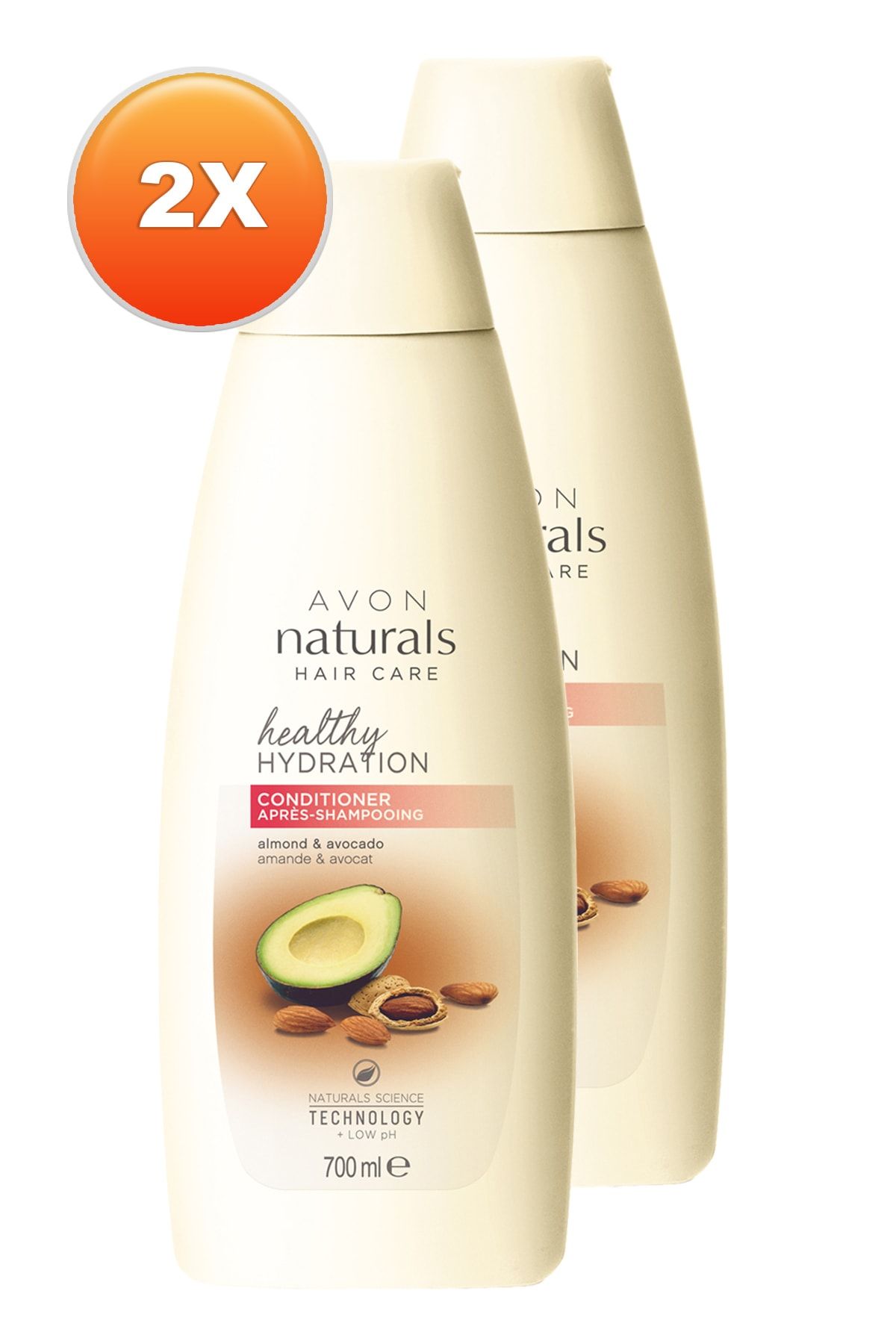AVON Badem Avakado Özü İçeren Saç Kremi 700 ml 2'li Set 5050000108058