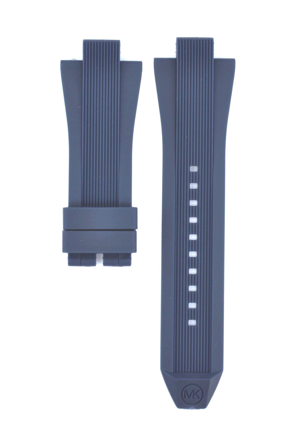 212ZTD Michael Kors Mk8303 13x29mm Blue Silicone Watch Band Mkr101