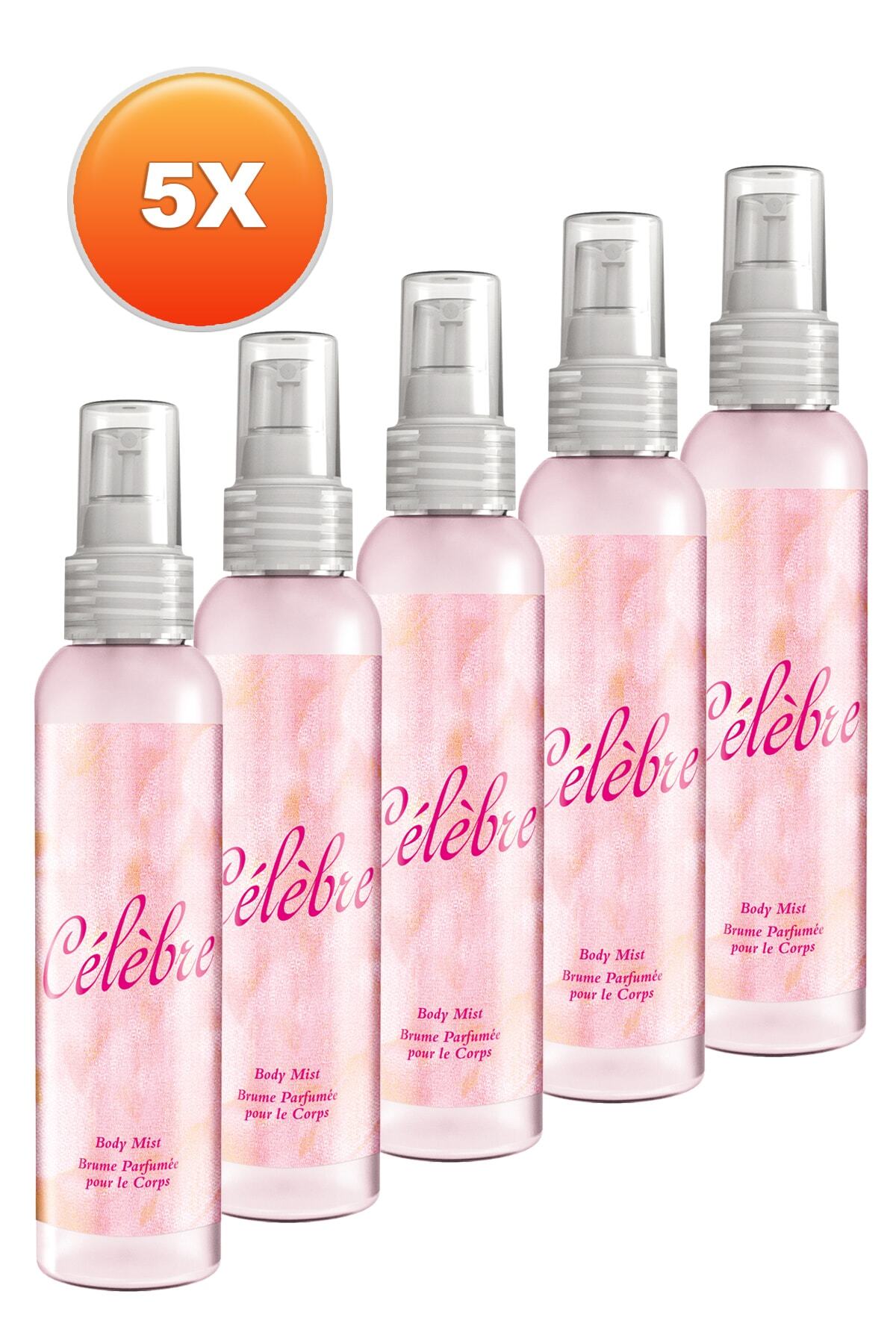 AVON Celebre Kadın Kadın Vücut Spreyi 5'li Set 5050000100076