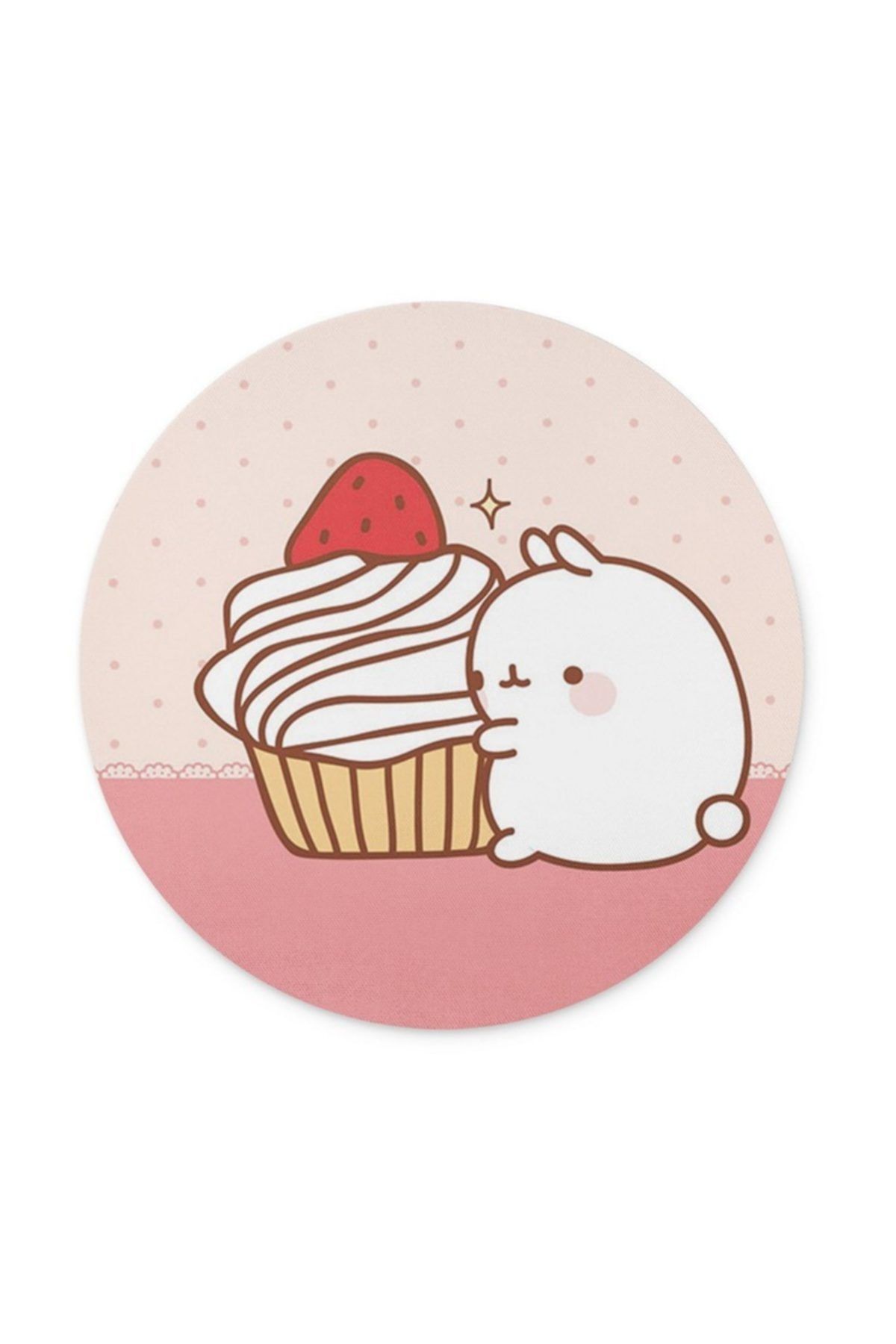 WuW Molang Yuvarlak Mouse Pad