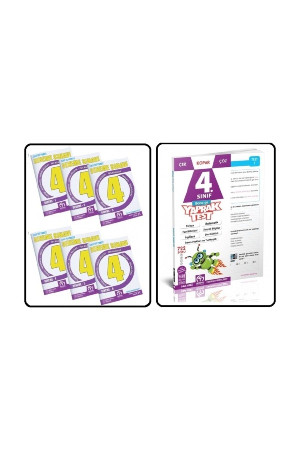 model yayinlari 4 sinif paket deneme sinavi yaprak test fiyati yorumlari trendyol