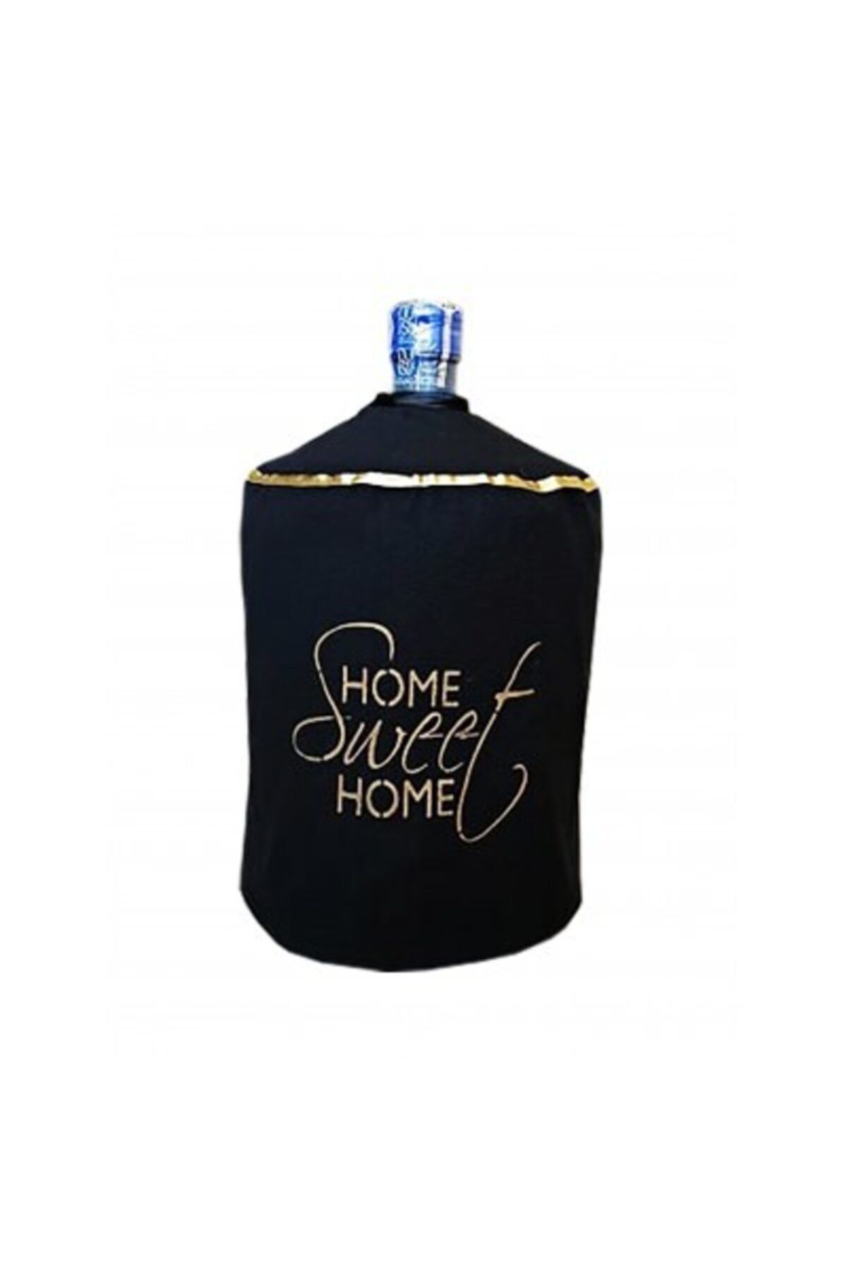 Atölye No 35 Siyah Gold Desen Leke Tutmaz Damacana Kılıfı Home Sweet Home