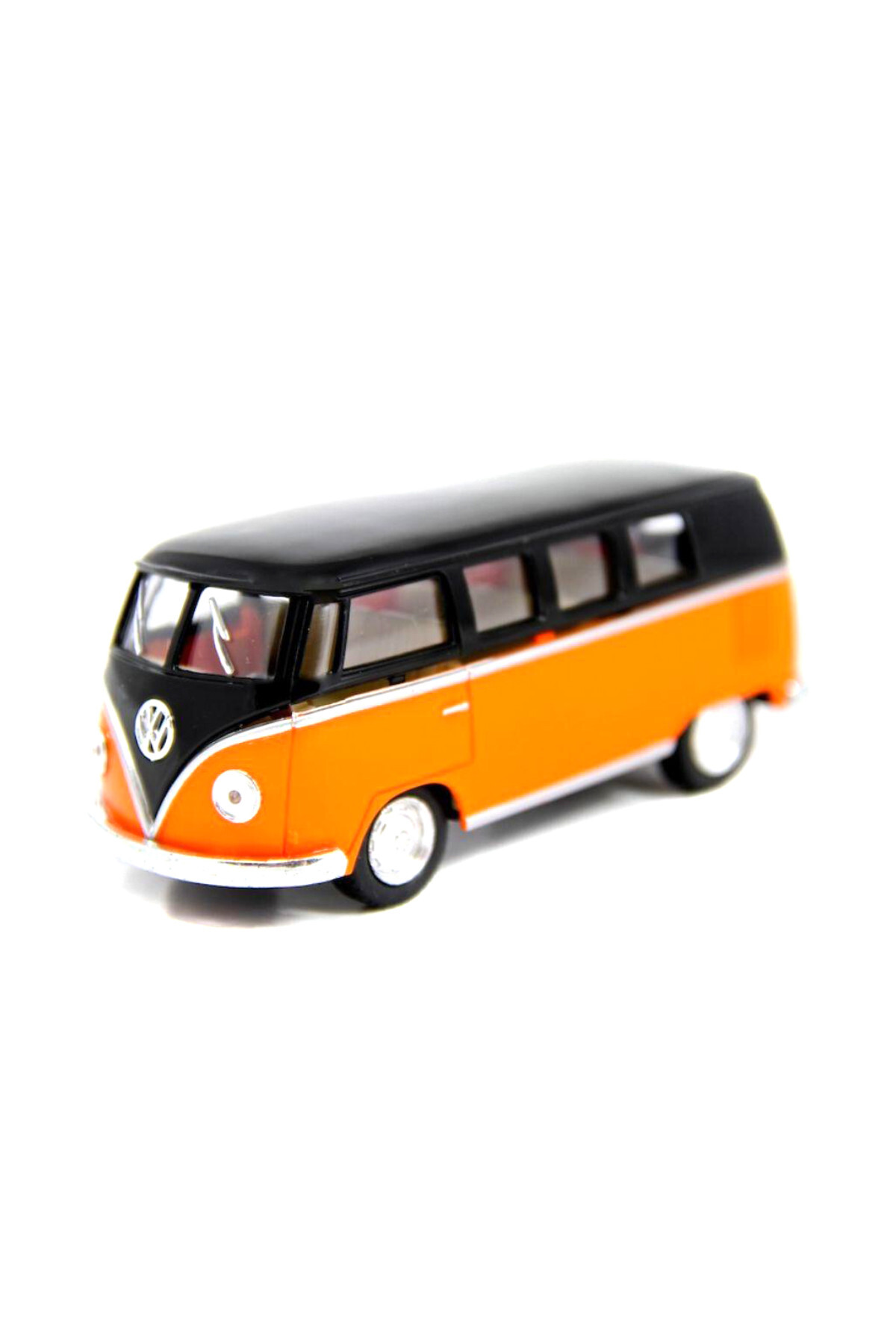Kinsmart 1962 Volkswagen Klasik Minibüs (Turuncu) 1:32 Diecast Metal