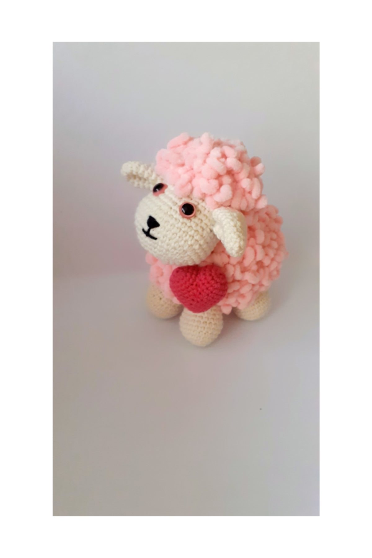 Amigurumi Popyo Amigurumi Örgü Kuzu Pembe