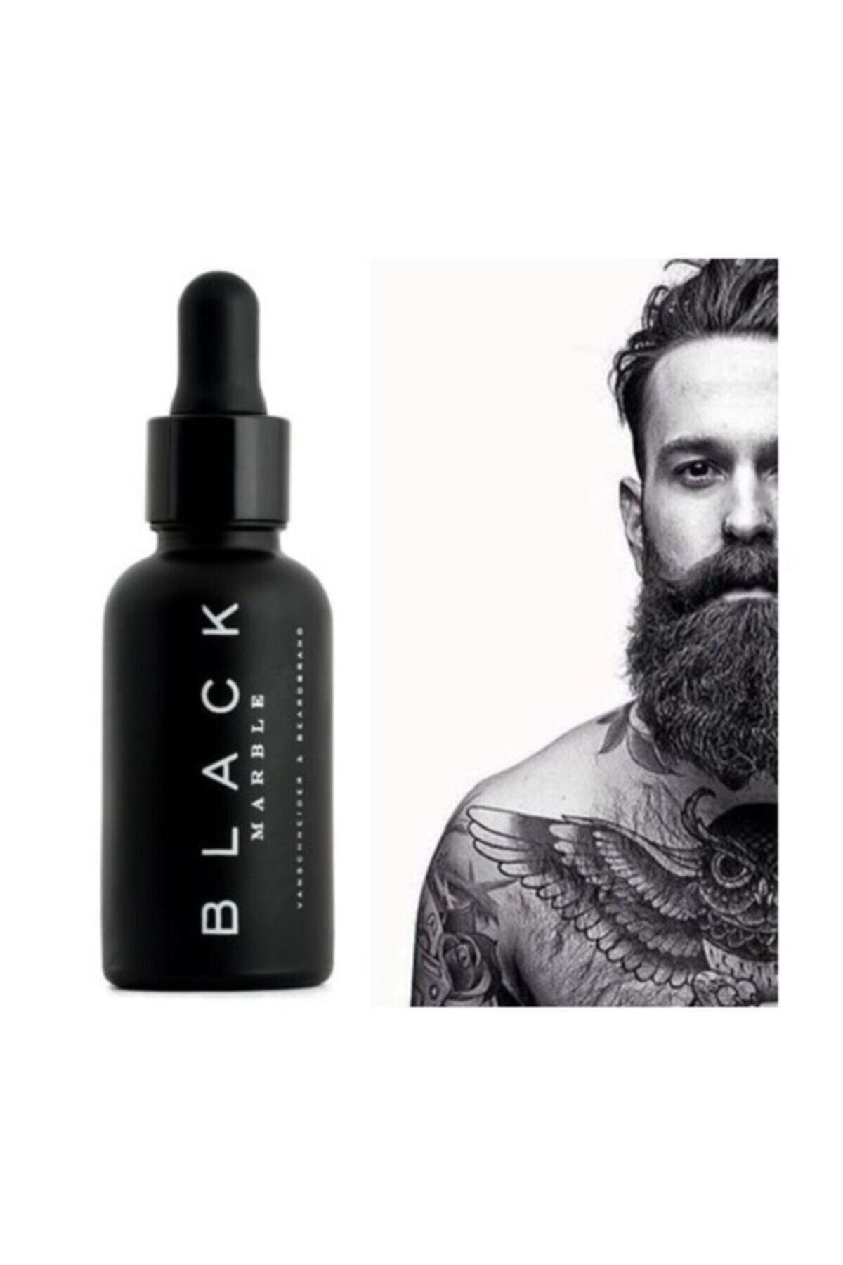 Nurs Lokman Hekim Black Marble Kara Yılan Yağlı Saç Sakal Serumu 30 ml