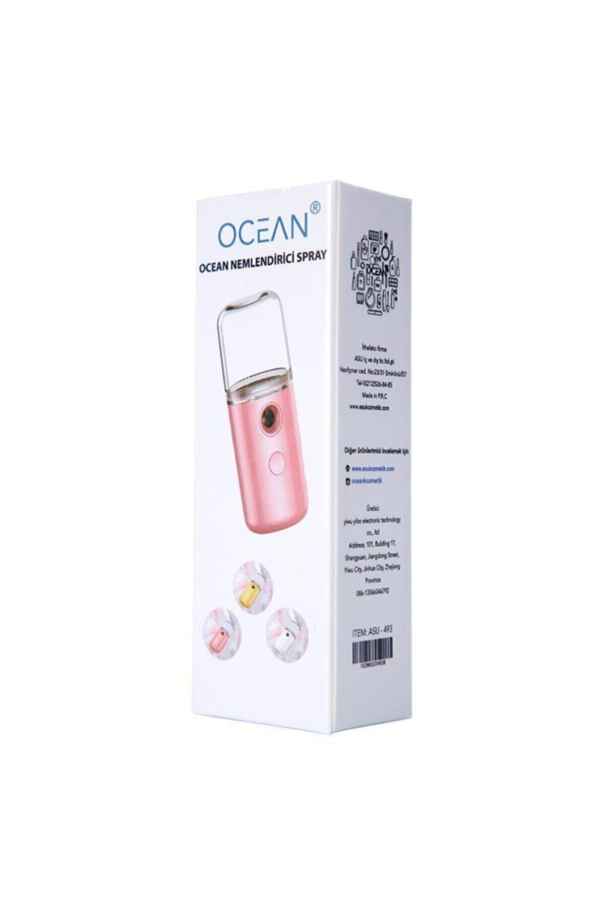 Ocean Pembe Taşinabilir Mini Usb Hava Nemlendirici Buhar Makinası