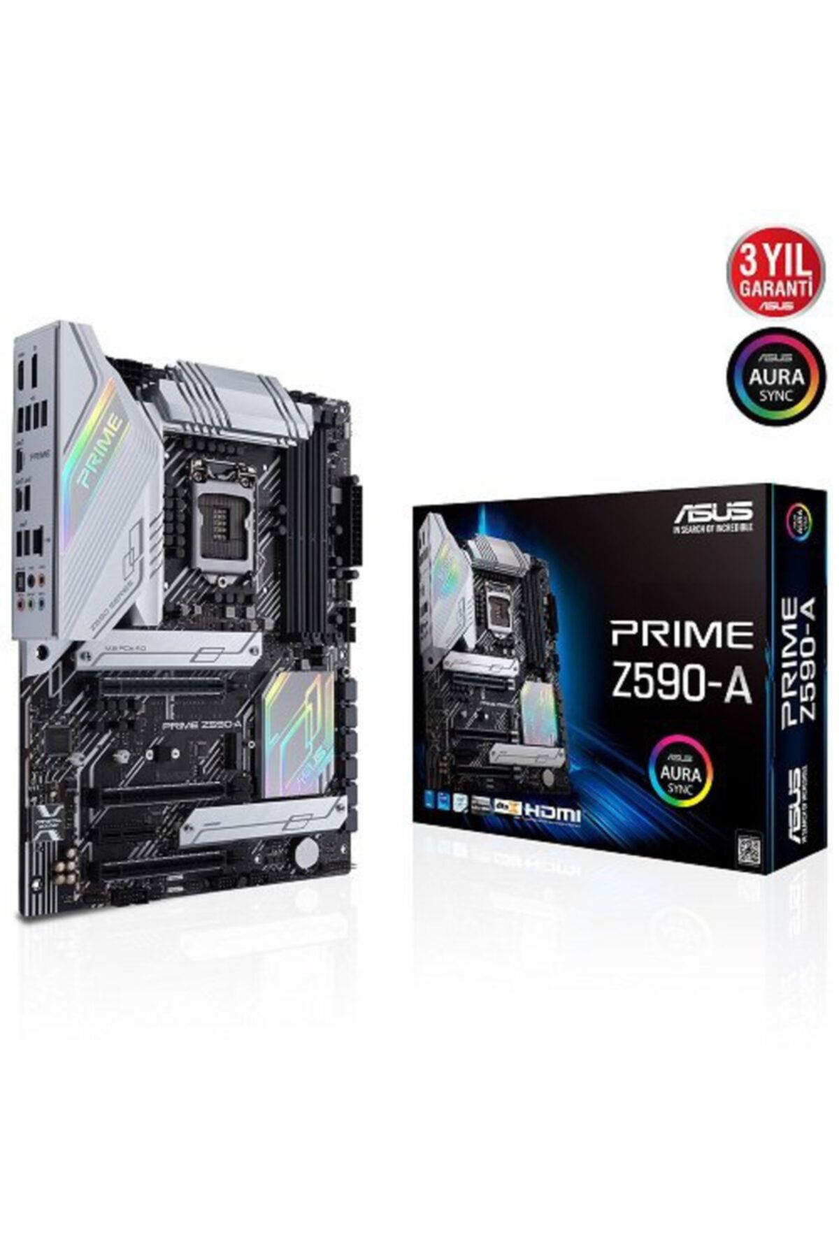 ASUS Prıme Z590-a Hdmı Dp Usb3,2 M.2 Lga1200 10 Ve 11.nesil