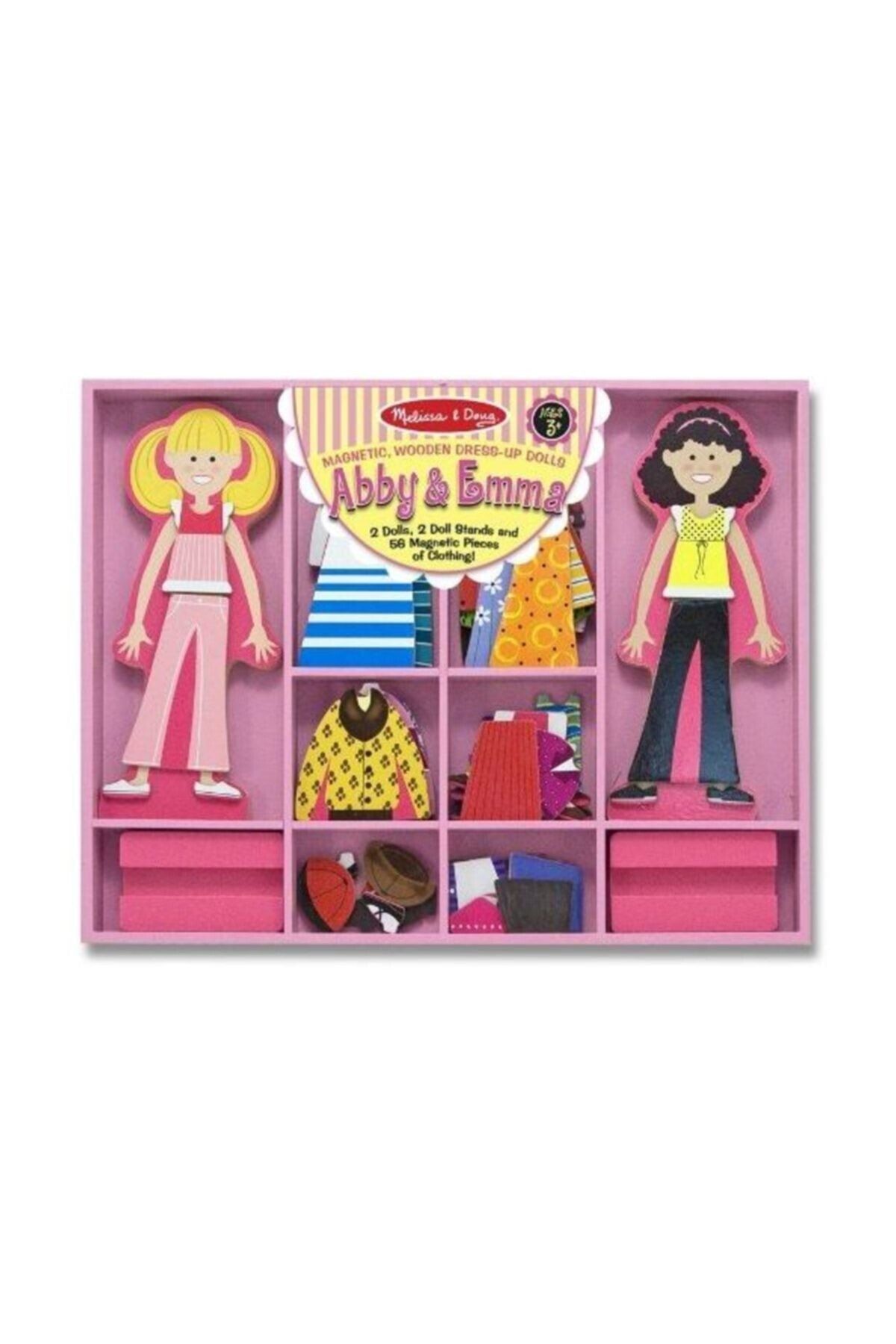 imaginarium melissa doug abby ile emma ahsap miknatisli giydirme oyunu fiyati yorumlari trendyol