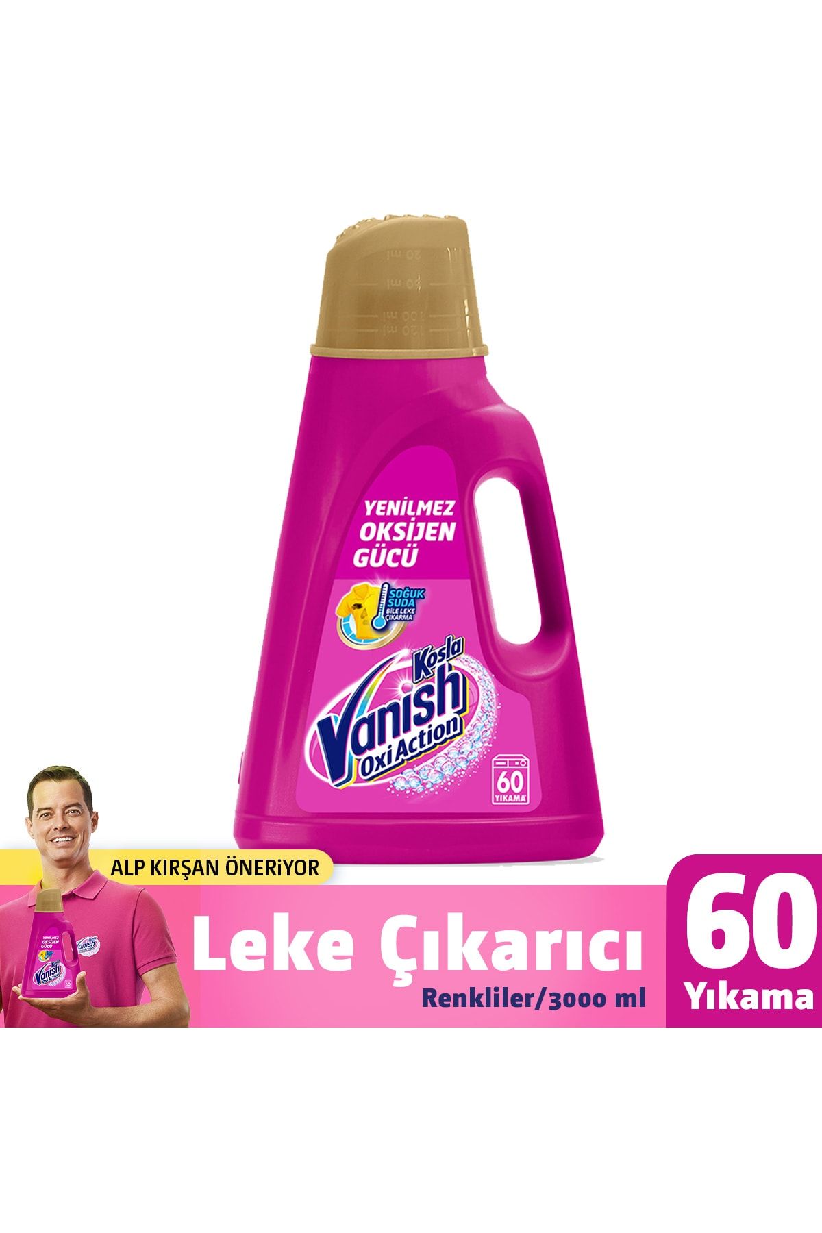 vanish kosla leke cikarici gold sivi 3000 ml renkliler icin fiyati yorumlari trendyol