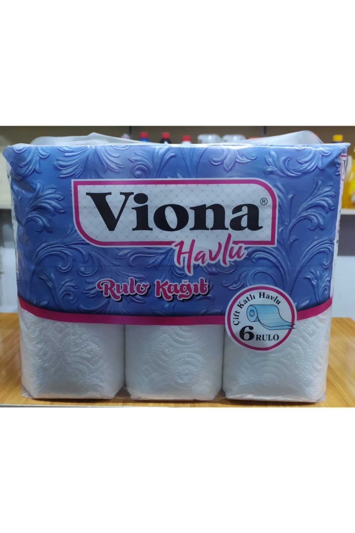 VİONA Çift Katlı Rulo Kağıt Havlu 6 Lı
