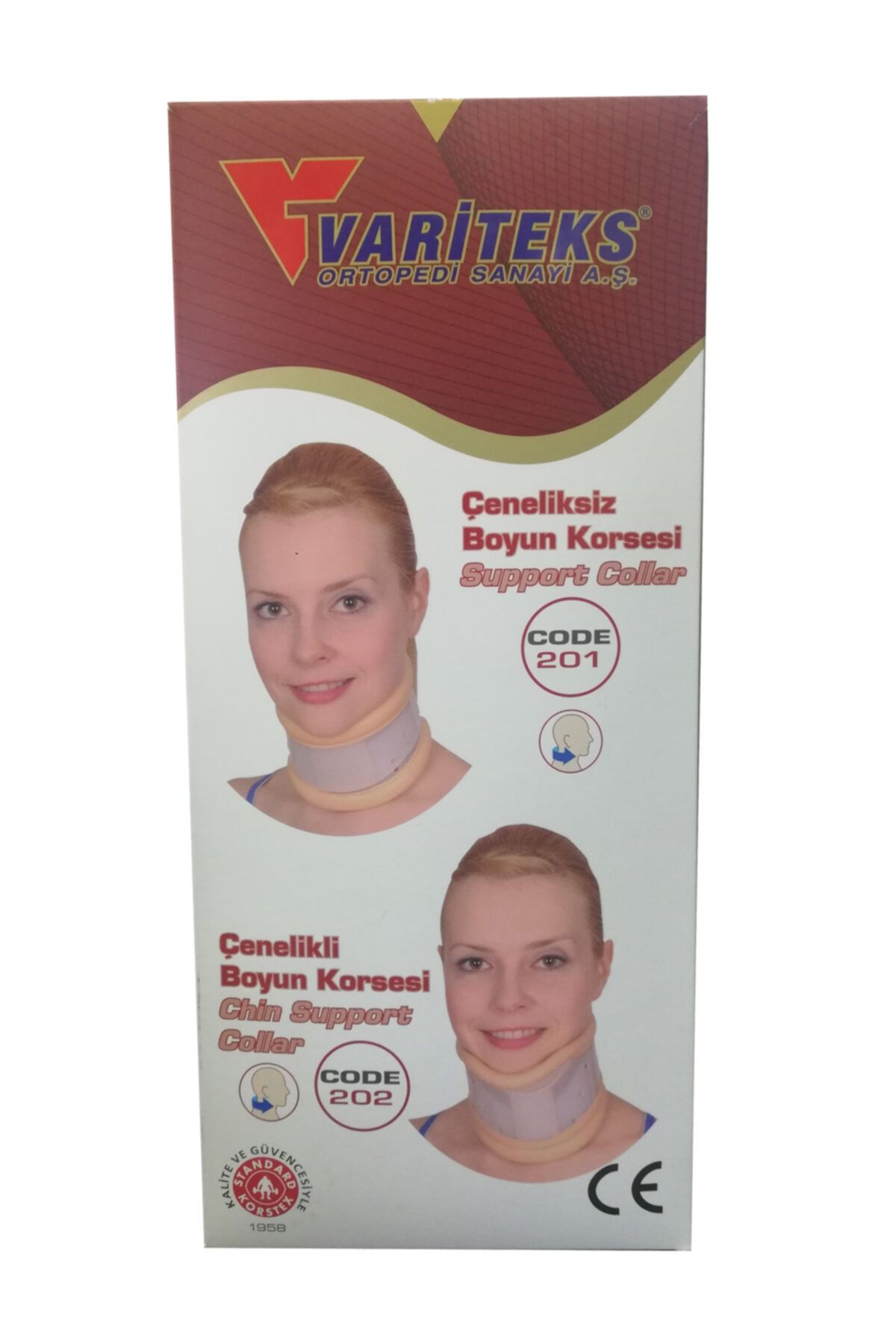 Variteks 201 Çeneliksiz Boyun Korsesi L