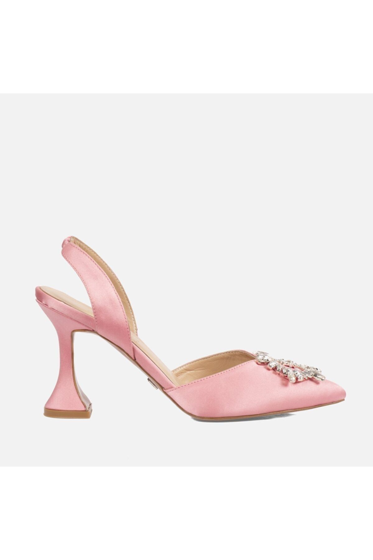 Jabotter Villanelle Pembe Saten Stiletto 8 cm