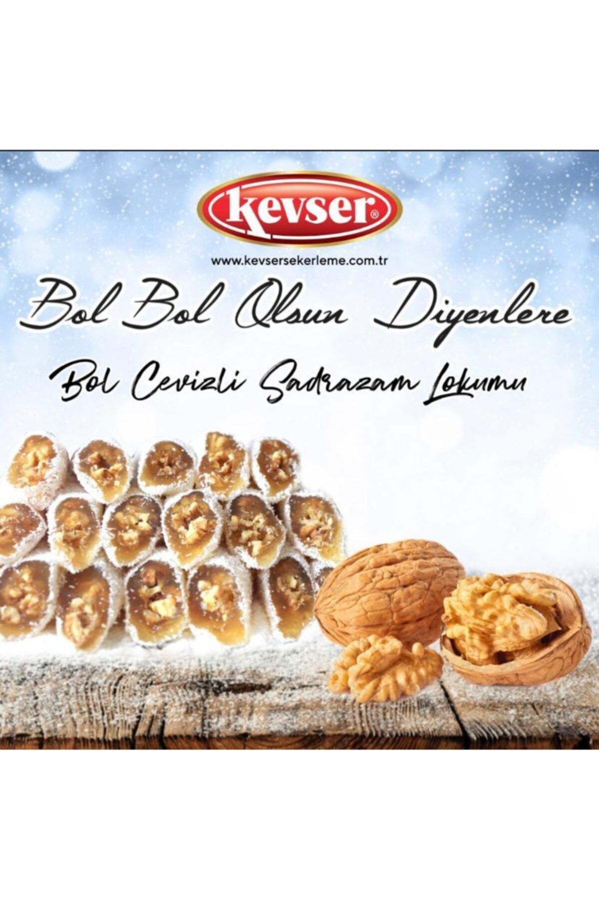 Kevser Cevizli Sucuk Lokum 1000 Gr
