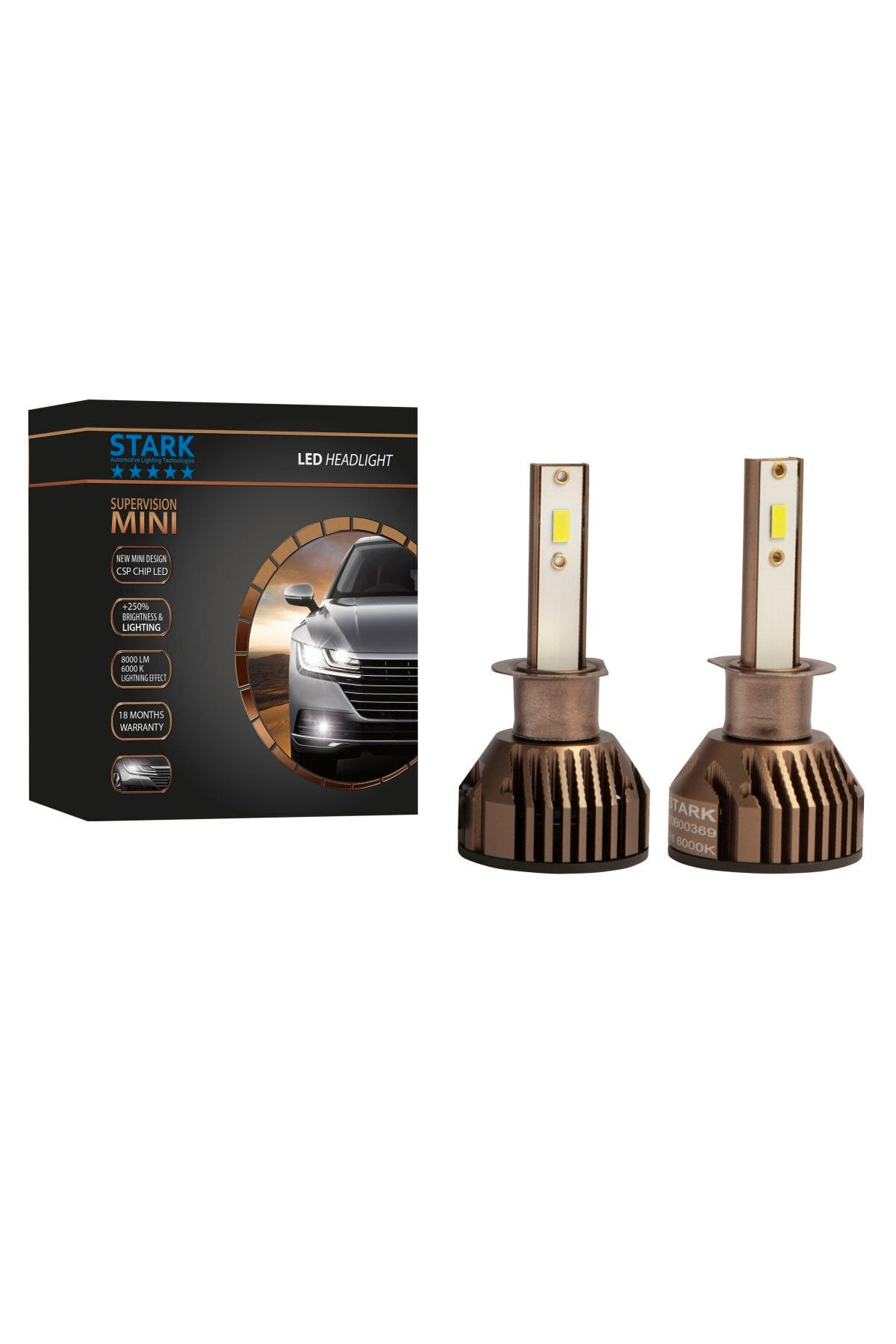 STARK Supervision Mini Csp Led Xenon / Renault Megane 2 (uzun Uyumlu)