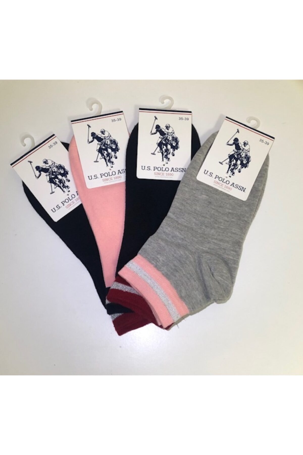 U.S. Polo Assn. Kadın  Soket Çorap  4 Adet  4003