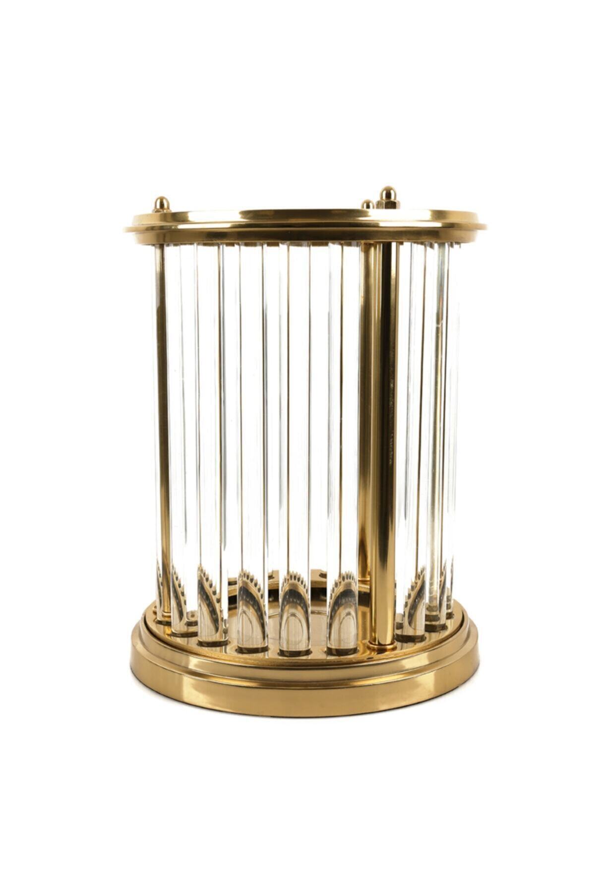 Lucky Art Krıstal Cubuklu Gold Mumluk 27x35 Cm