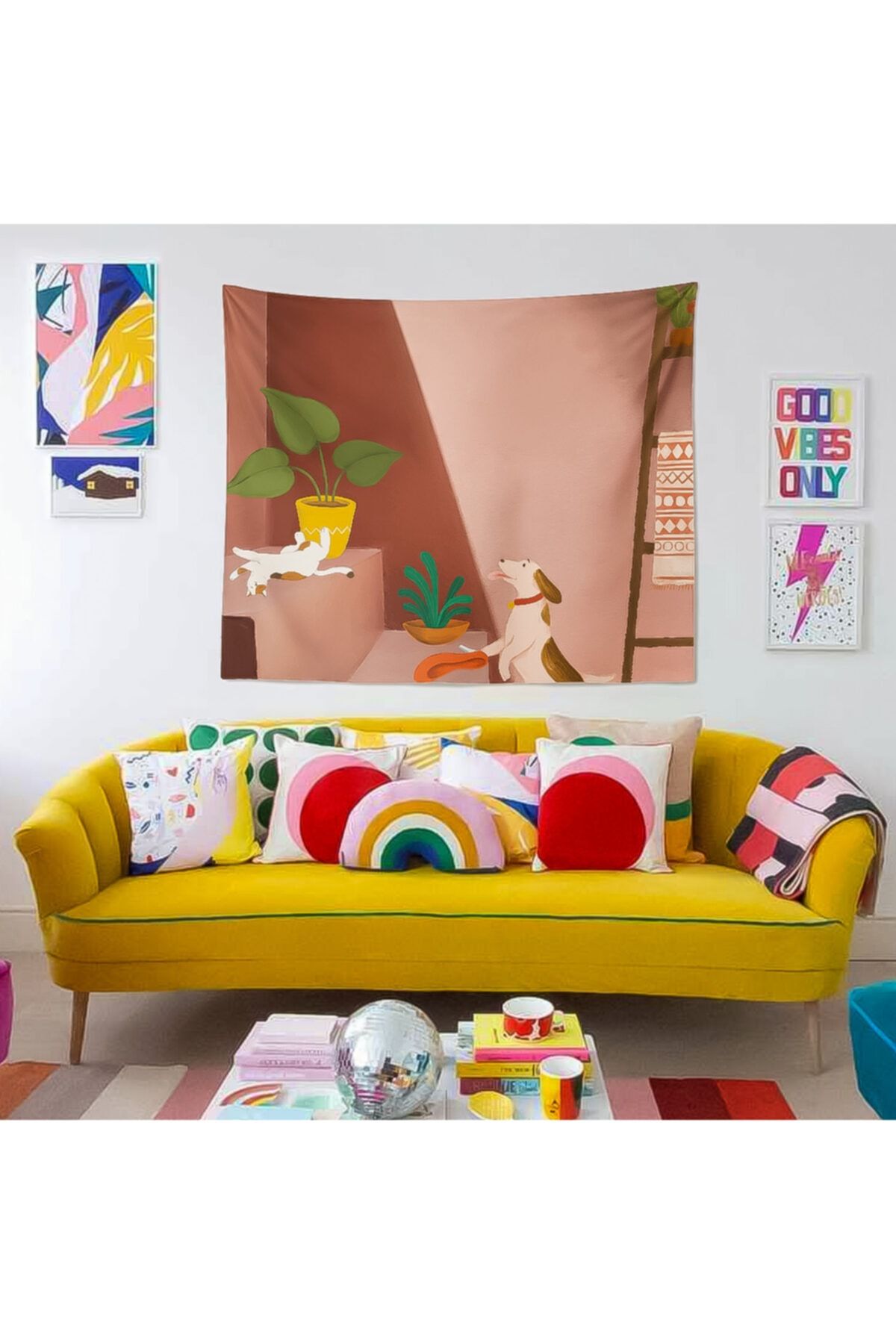 WALLHANG Best Friends Duvar Örtüsü 150x130 Cm