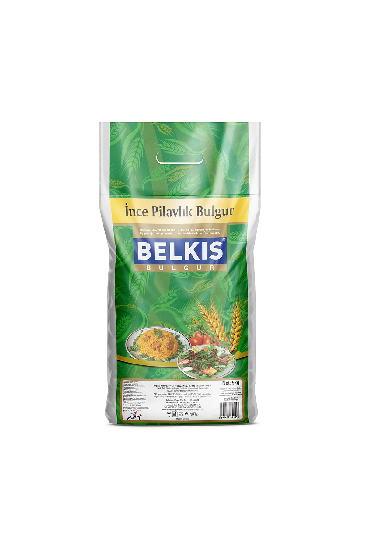 ÖZSARI Belkıs Ince Pilavlık Bulgur 5 Kg