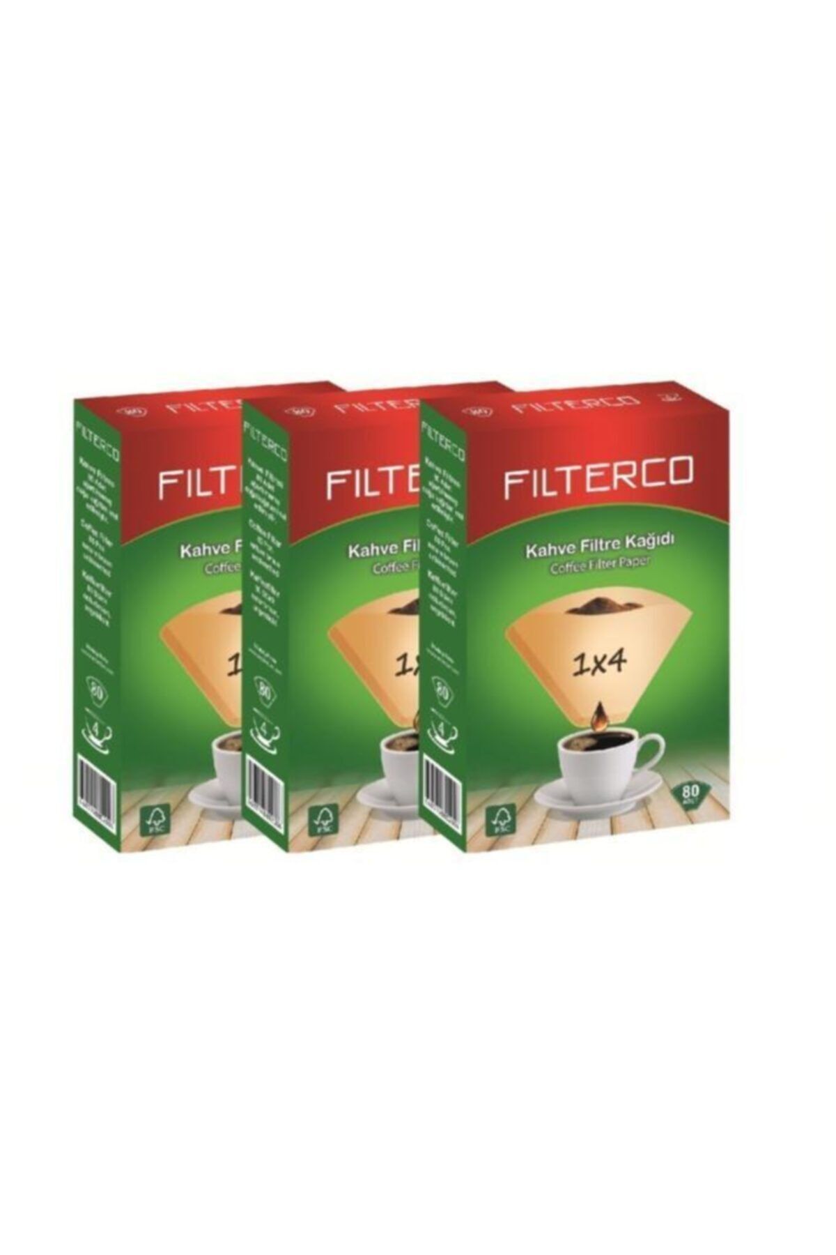 Filterco Filtre Kağıdı 1x4 80 Adet*3 'lü