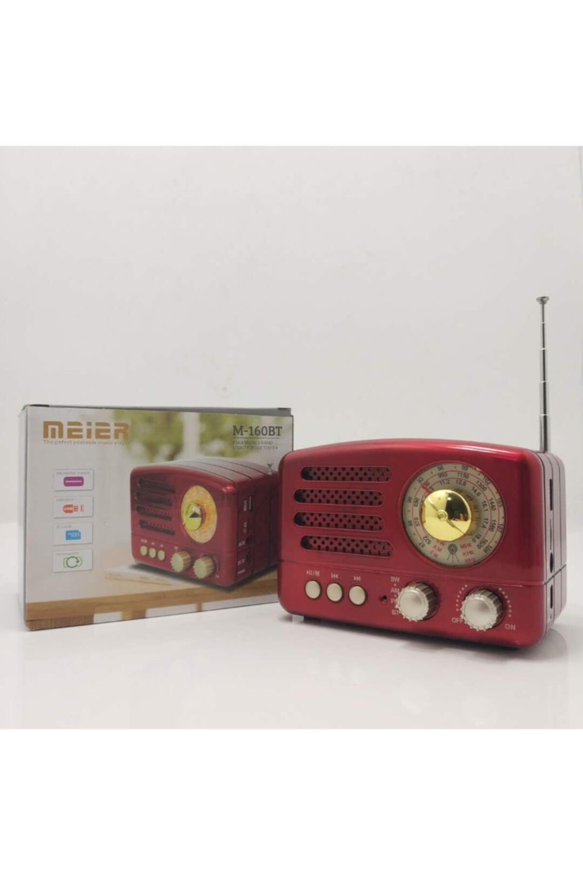 MİRGE Meıer M-160bt Bluetooth Fm/am/sw 3band Usb/tf/ Radyo