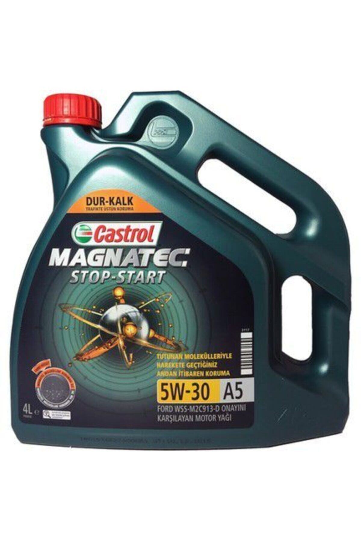 CASTROL Castrol Magnetec Starstop 5w30 4lt A5 Sentetik Motor Yağ Dizel Ve Benzinli Araçlar Dpf Siz