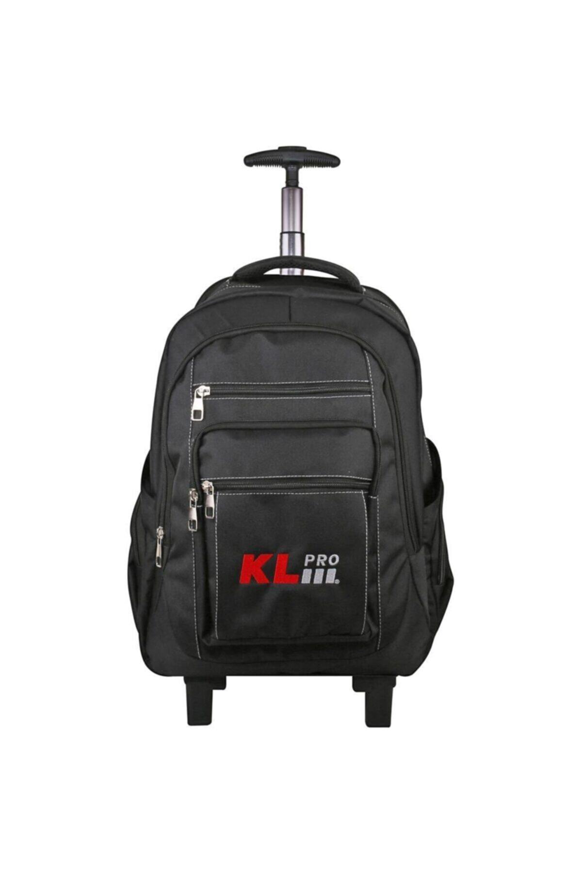 KLPRO Siyah Ağır Hizmet Tipi Tekerlekli Sırt Çantası Kltcs29-t