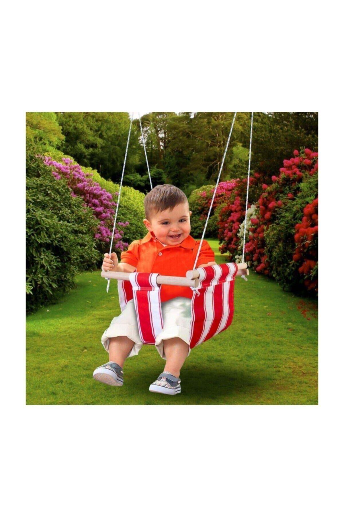 ASVERA Ahşap Salıncak - Bebek Salıncağı - Hamak - Beşik - Çocuk Oyun