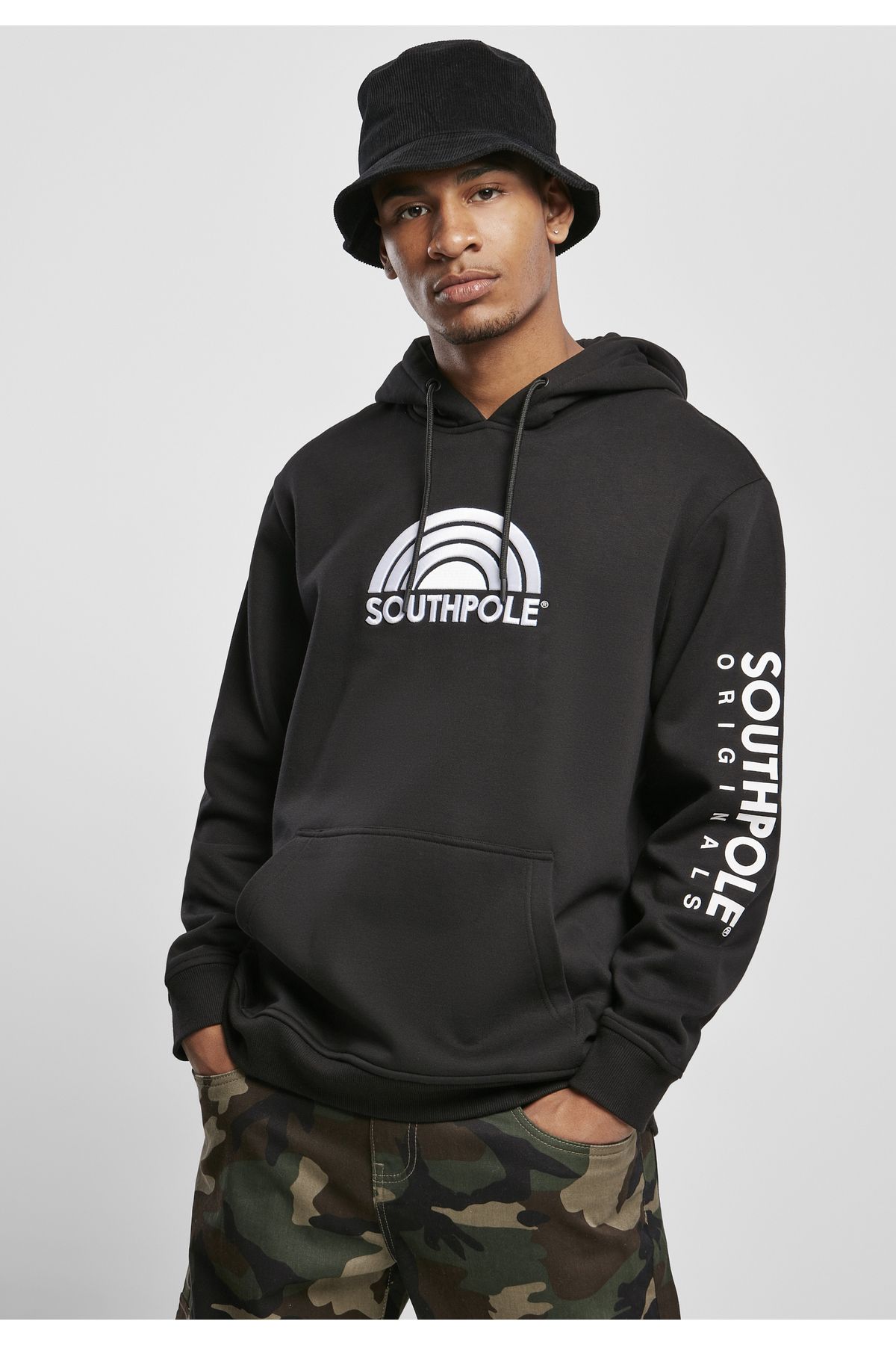 Southpole Sweatshirt Gray Relaxed fit Trendyol