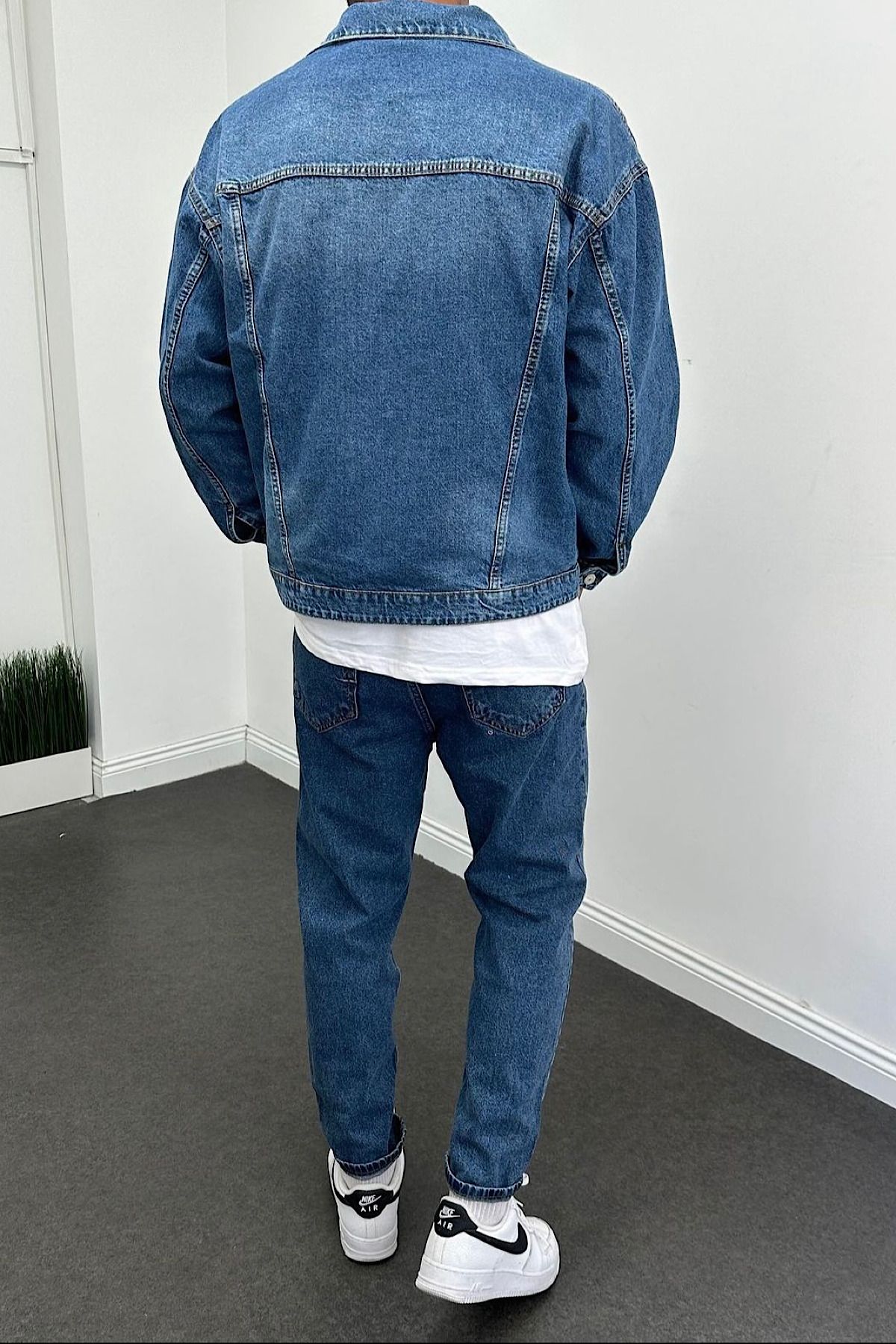 Denim jacket men oversized shop