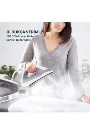 SV4111 Express Mini 110 gr Sürekli ve 200 gr Şok Buharlı 2170 Watt Buhar Kazanlı Ütü Image 6