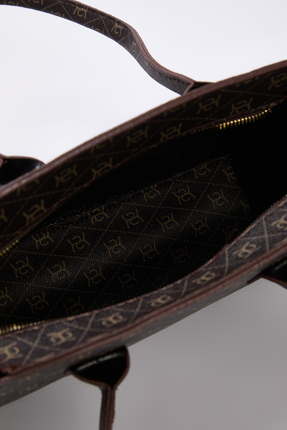 Kahverengi Kadın Orta Boy Omuz Çantası TAKAW26OC00050 Image 3