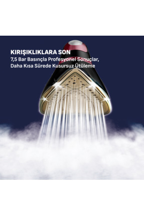 GV9230 Pro Express Protect 140 gr Sürekli ve 560 gr Şok Buharlı 2600 Watt Buhar Kazanlı Ütü Image 4