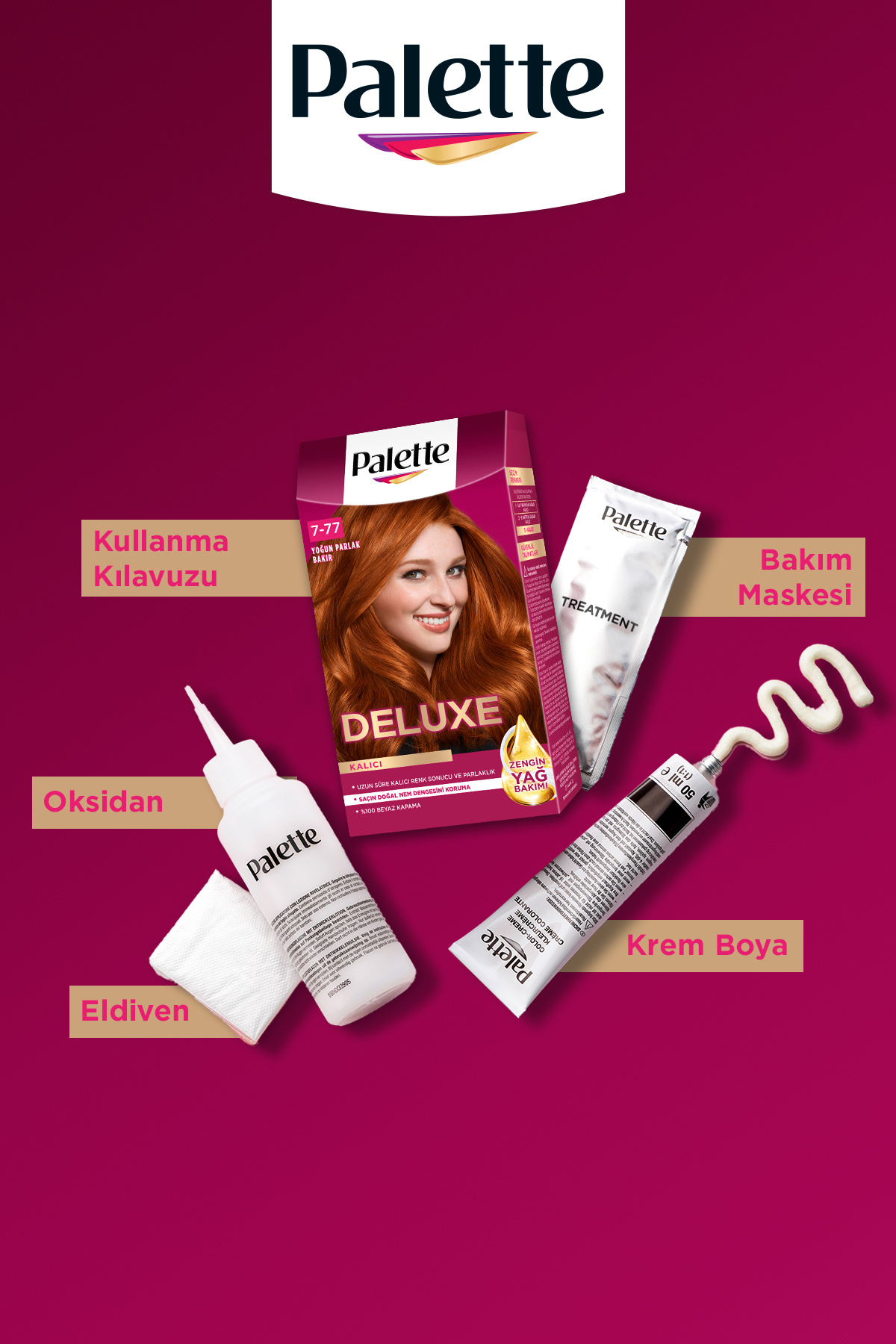 رنگ موی دلوکس 7-77 اینتنس بریت مسی