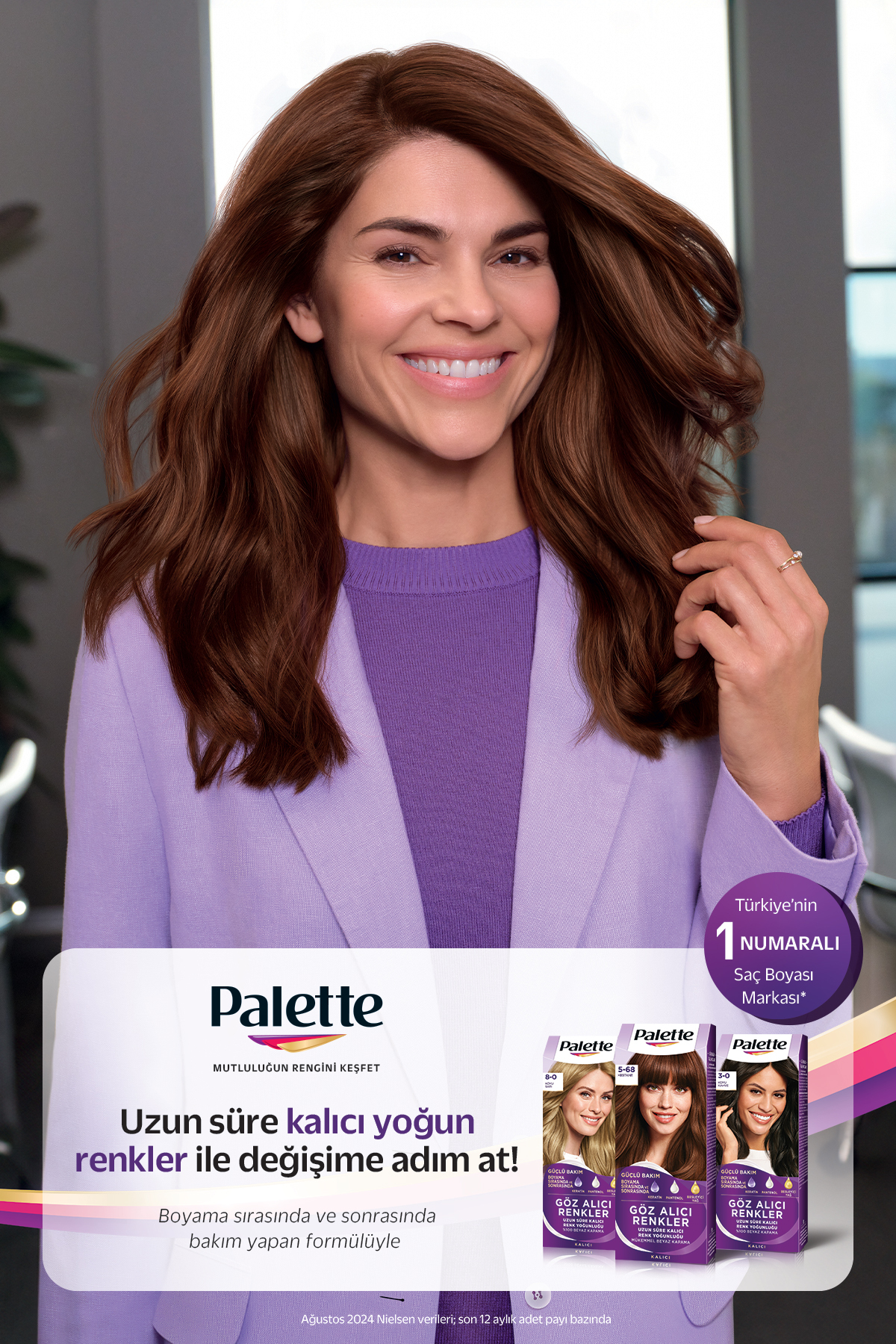 رنگ موی چشم نواز 3-65 قهوه ای شکلاتی 50 میلی لیتر