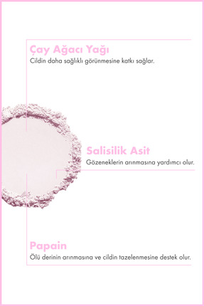 Arındırıcı Meyve Enzim Toz Peeling 60 G (Salisilik Asit 0.5% + Çay Ağacı Yağı 2% + Allantoin 0.5%) Image 1