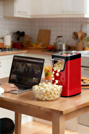 KPM-7412 Patlamış Mısır Makinesi | Sıcak Hava Teknolojisi | Yağsız & Sağlıklı Atıştırmalık Image 4