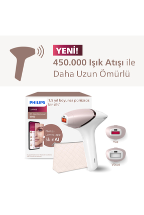 Lumea BRI950/02 Lazer Epilasyon Yüz+Vücut+Hassas Bölge Kullanımı, SkinAI Image 1