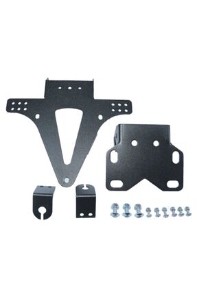 Üniversal Motosiklet Spor Sinyal Uzatmalı Katlanabilir Plakalık Image 1