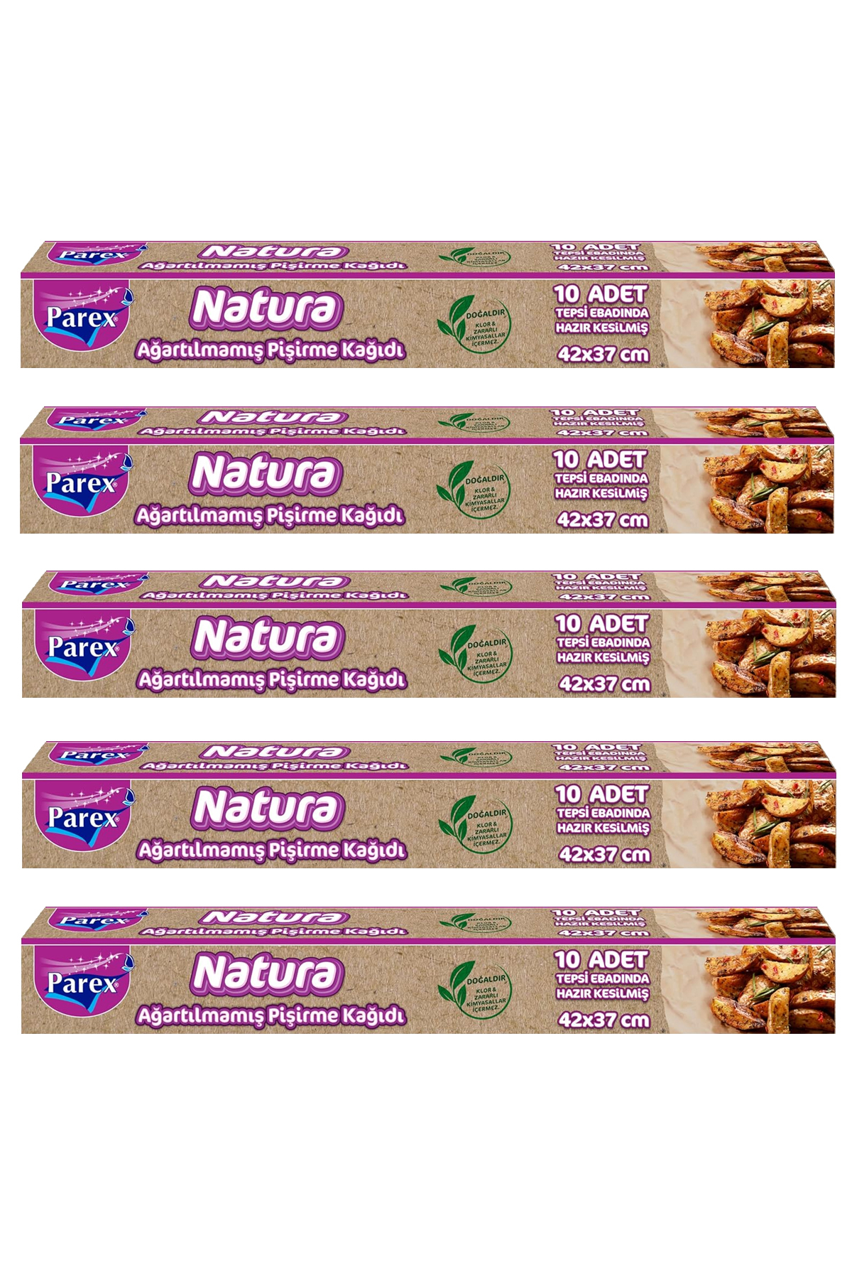 کاغذ شیرینی پزی ناتورا 10 عدد X 5 عدد