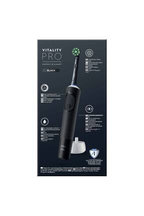 D103 Vitality Pro Cross Action Şarjlı Diş Fırçası - Siyah Image 9