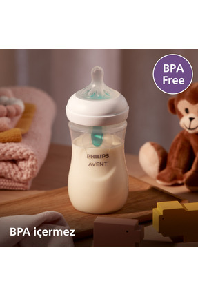 Scy673/01 Natural Response Pp Antikolik Biberon 260 ml 3-6 Ay Image 3