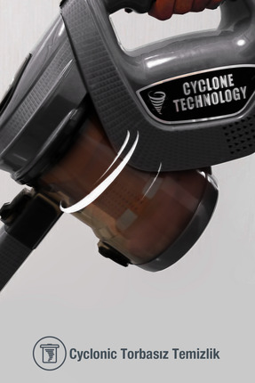 Provac P5000 Cyclone Dikey Süpürge Antrasit Image 6