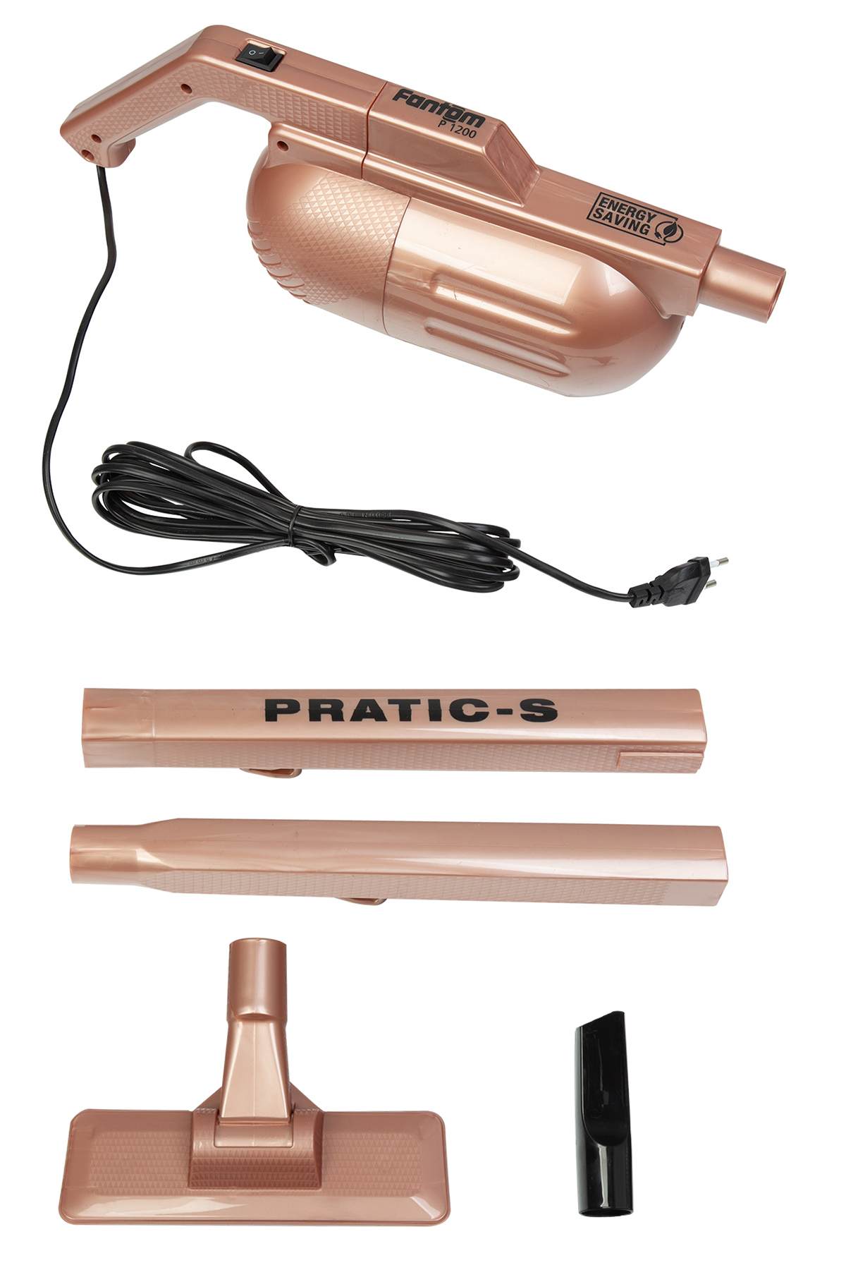 جاروبرقی عمودی بدون کیسه گرد و غبار Pratıc-s P1200 Rose Gold